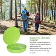 thumbnail image 3 of Medicine Container, 7 Compartments Green Weekly Medicine Box  For Office, 3 of 8