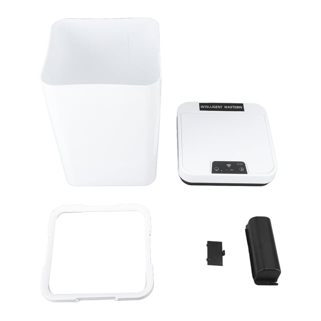 Bote de Basura con Sensor de Movimiento, Bote de Basura Inteligente, Bote de Basura Inteligente para baño de 18 L, Bote de Basura Inteligente, estético Elegante