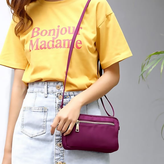 BESTYASH 1Pc Purple Woman Casual Sling Bag for Outdoor Use with Fine Workmanship
