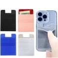 thumbnail image 3 of Tarjetero de silicona para teléfono, funda tipo billetera, tarjetero adhesivo para tarjetas de crédito✨y F1A6, 3 of 7
