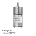 thumbnail image 3 of Unique Bargains Micro Speed Reduction Gear Box Motor DC6V 130RPM Geared Motor for 370 Motor, 3 of 4