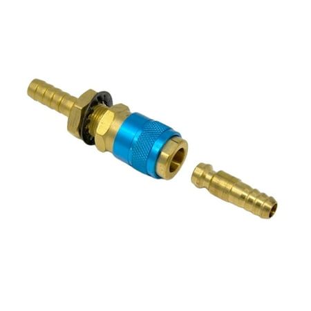 

BCLONG 5mm and8mm water cooled gas adapter quick connector for MIG TIG welding plug