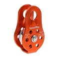 thumbnail image 1 of 20KN General Purpose Fixed Pulley for Rock Climbing 8-12mm Rope Gear Tool - orange, 1 of 8