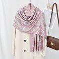 thumbnail image 5 of LUVDA Women's Woven Paisley Shawl Wrap Tassel Cozy for Fall Winter, 5 of 5