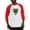 Red/White, variant on CafePress - Power Rangers Green Ranger Zz - Cotton Baseball Jersey, 3/4 Raglan Sleeve Shirt
