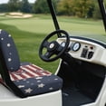 thumbnail image 3 of Uorisanigo Golf Cart Seat Cover, Washable American Flag Stars Car Seats Cover Towel Blanket for Most 2 Passenger Club Car Keeps Seat Warm and Comfortable, 3 of 7