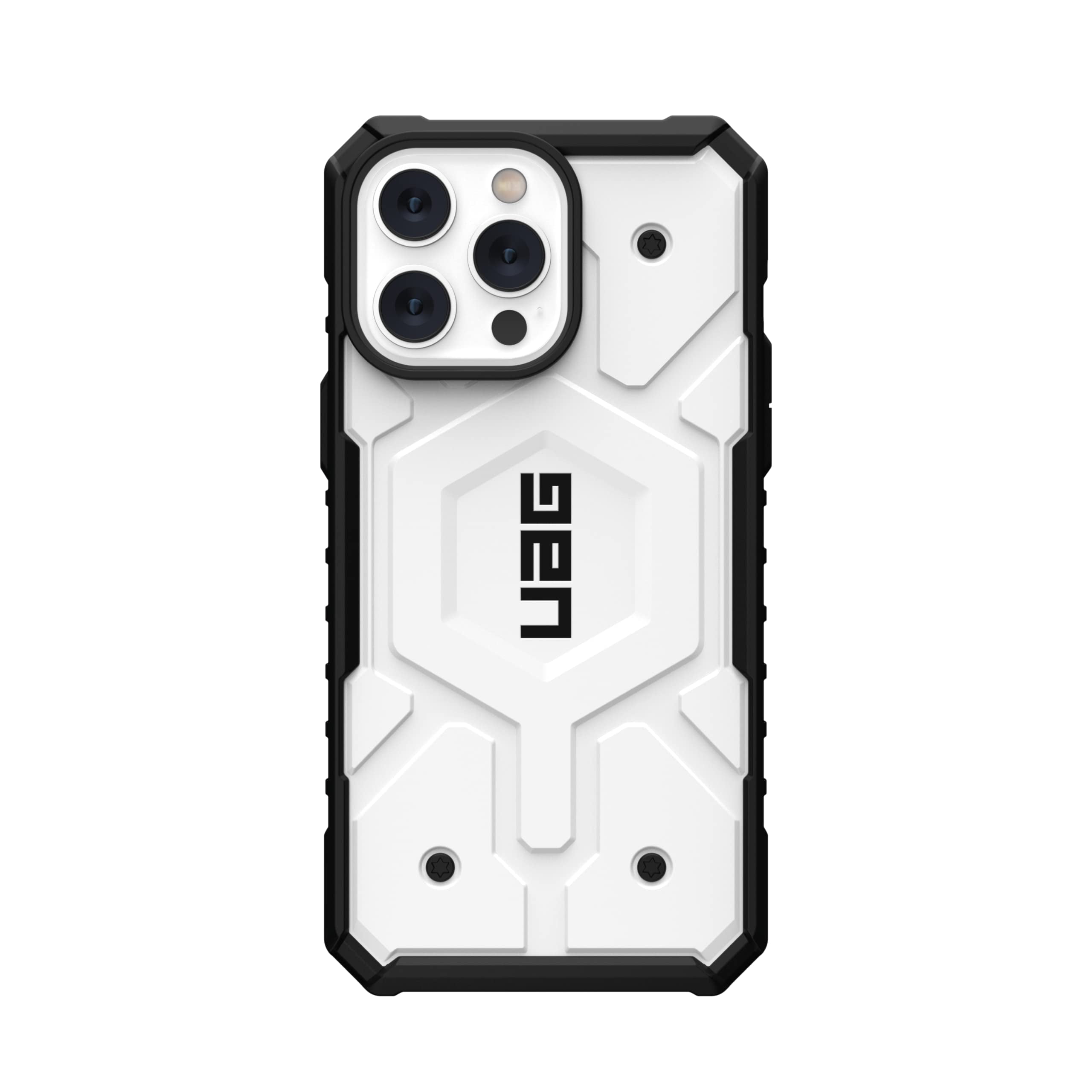 UAG Designed for iPhone 14 Pro Max Case White 6.7 Pathfinder Build-in  Magnet Compatible with MagSafe Charging Slim Lightweight Shockproof  Dropproof Rugged Protective Cover by URBAN ARMOR GEAR 