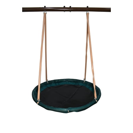 XDP Recreation Deerfield Swing Set,10 Child Capacity Backyard Playground w/ Slide, See-Saw, Trapeze Swing, Fun-Glidr, Swing Seat, & Stand N Swing