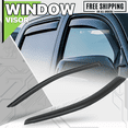 thumbnail image 2 of Magshion 2 Pcs Window Visor Shade Vent Wind Rain Deflector for 2008 2009 2010 2011 2012 Dodge Grand Caravan, 2 of 6