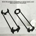 thumbnail image 4 of Sink Wrench, Basin Wrench Iron 2Pcs Portable  for All Faucet, 4 of 8