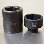 Astro Pneumatic 78319 Stubby Impact Sockets Ultra Short Profile 17mm Hex
