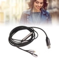 thumbnail image 1 of Cable de Auriculares Tipo C A MMCX, Cobre Sin Oxímeno de Reemplazo de Cable de Auriculares Flexible para SE535 Para SE315 Para T100 para SE846, 1 of 7