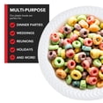 thumbnail image 5 of 800 Count 12 oz White Plastic Bowls, Bulk Pack of Small Plastic Disposable Bowls for Dessert, Ice Cream, Pet Food - Heavy Duty Single Serving Bowls for Catering or Every Day Use, Stock Your Home, 5 of 10