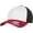 Red/White/Black, variant on Flexfit by Yupoong 3-Tone Cap