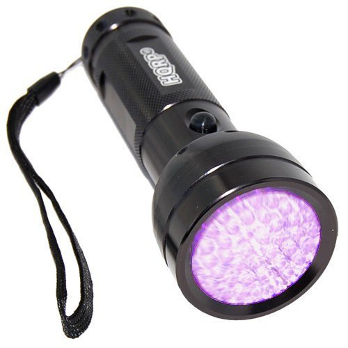Mini Aluminum UV Ultravlolet LED Flashlight Black light Torch Light Lamp CZ