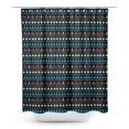 thumbnail image 1 of S4Sassy Black Snowflake & Tree Christmas Waterproof Bathroom Shower Curtain With Roller Rings Hook-60 x 70 Inch, 1 of 1