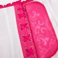 thumbnail image 5 of Corset Tops for Women Plus Size Floral Renaissance Corset Overbust Corset Lace up Corset Rose Size 2XL, 5 of 5