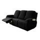 thumbnail image 1 of Nvzi Funda de sofá elástica de jacquard, funda de sofá reclinable de 3 plazas para sala de estar, fácil de instalar, lavable, protector de sofá para muebles (negro), 1 of 4