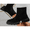 All Black, variant on Women’s Knitted Sock Boots, Thick Bottom, Mid Heel, Comfortable Winter Fashion Shoes - 2026