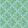 thumbnail image 1 of Ahgly Company Indoor Square Patterned Aquamarine Green Area Rugs, 6' Square, 1 of 1