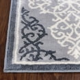 thumbnail image 2 of Superior Avita Oversized Modern Medallion Runner Rug, Platinum, 5' x 8', 2 of 6