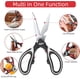 thumbnail image 5 of Tijeras de cocina para uso general, paquete de 2, tijeras para carne Raptor de alta resistencia, tijeras de cocina aptas para lavavajillas, tijeras multifunción de acero inoxidable para, 5 of 6