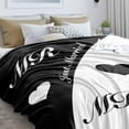 thumbnail image 2 of LHSHID Wedding Gifts for Couples Hubby and Wifey Honeymoon Married Blanket Anniversary Engagement Gifts for Couples Newly Engaged Unique Gifts for Him Personalized Wedding Gifts for the Couple, 2 of 6