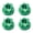 Green, variant on Mosiee M10 Alloy Bicycle Hub Fastener for Fixed Gear Mountain Bike Folding Bike Rear Red