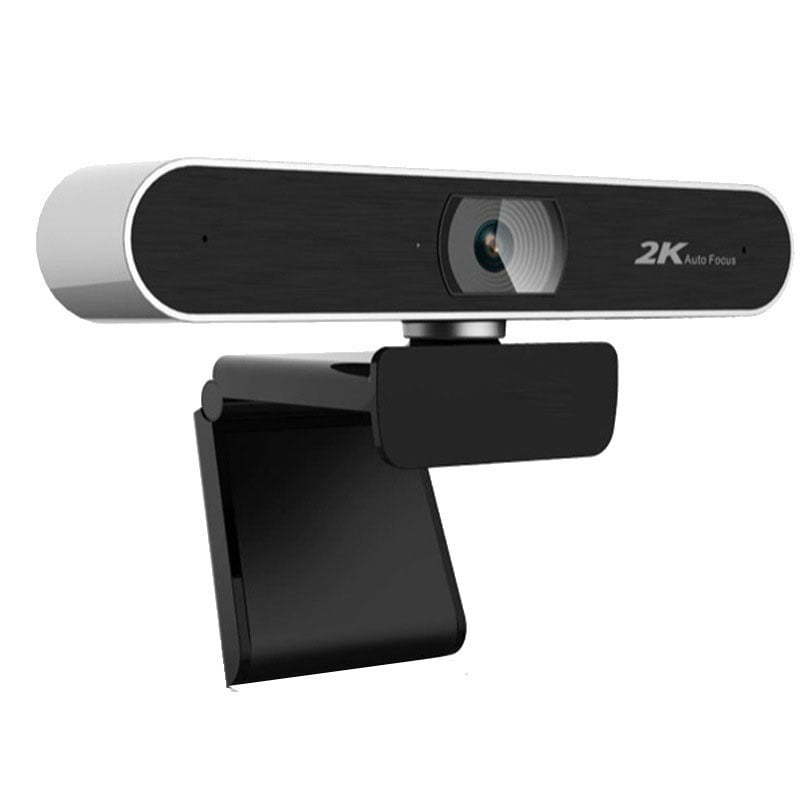 A30PRO 2K Auto Focus Webcam with 90° Wide-Angle Lens & 360° Rotation - All-in-One Conference Camera with Built-in Microphone for PC/Laptop
