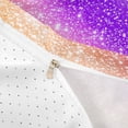 thumbnail image 4 of jejeloiu Purple Orange Sparkling Print Duvet Cover Set Kids,Multicolor Aesthetic Art Bedding Full For Girls,Reversible,3-Piece(No Comforter), 4 of 6