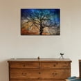 thumbnail image 3 of wall26 - Canvas Wall Art - Black Tree Branches on Abstract Colorful Background - Gallery Wrap Modern Home Art | Ready to Hang - 32x48 inches, 3 of 5