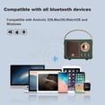 thumbnail image 4 of Altavoz Bluetooth Dosmix Retro Vintage Verde, 4 of 9