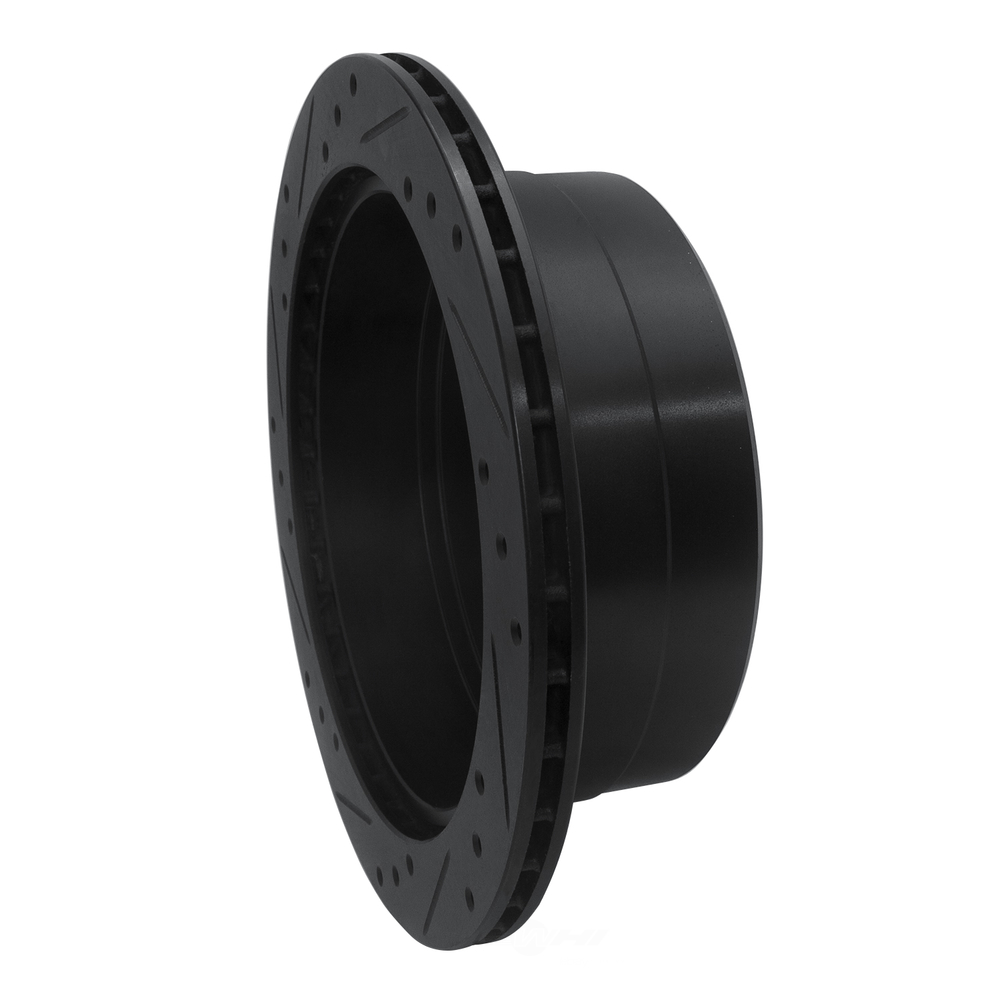 Dynamic Friction Company 633-76113R DFC Brake Rotor - Drilled And Slotted - Black