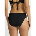 thumbnail image 5 of Time and Tru Women’s and Women's Plus High Cut Mid Rise Bikini Bottoms, Sizes XS-2X, 5 of 6
