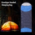 thumbnail image 2 of Sac de Couchage Enveloppe Thermique à Capuche Imperméable Sac de Couchage pour Camping Randonnée, 2 of 6