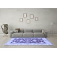 thumbnail image 3 of Ahgly Company Indoor Rectangle Oriental Blue Traditional Area Rugs, 2' x 5', 3 of 4
