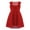 Red, variant on iiniim Kids Girls Rhinestone Flower Girl Dress Sleeveless Halter Neck Wedding Bridesmaid Dresses