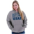 thumbnail image 4 of US Air Force Classic USAF Logo Hoodie Sweatshirt Women Men Brisco Brands S, 4 of 6