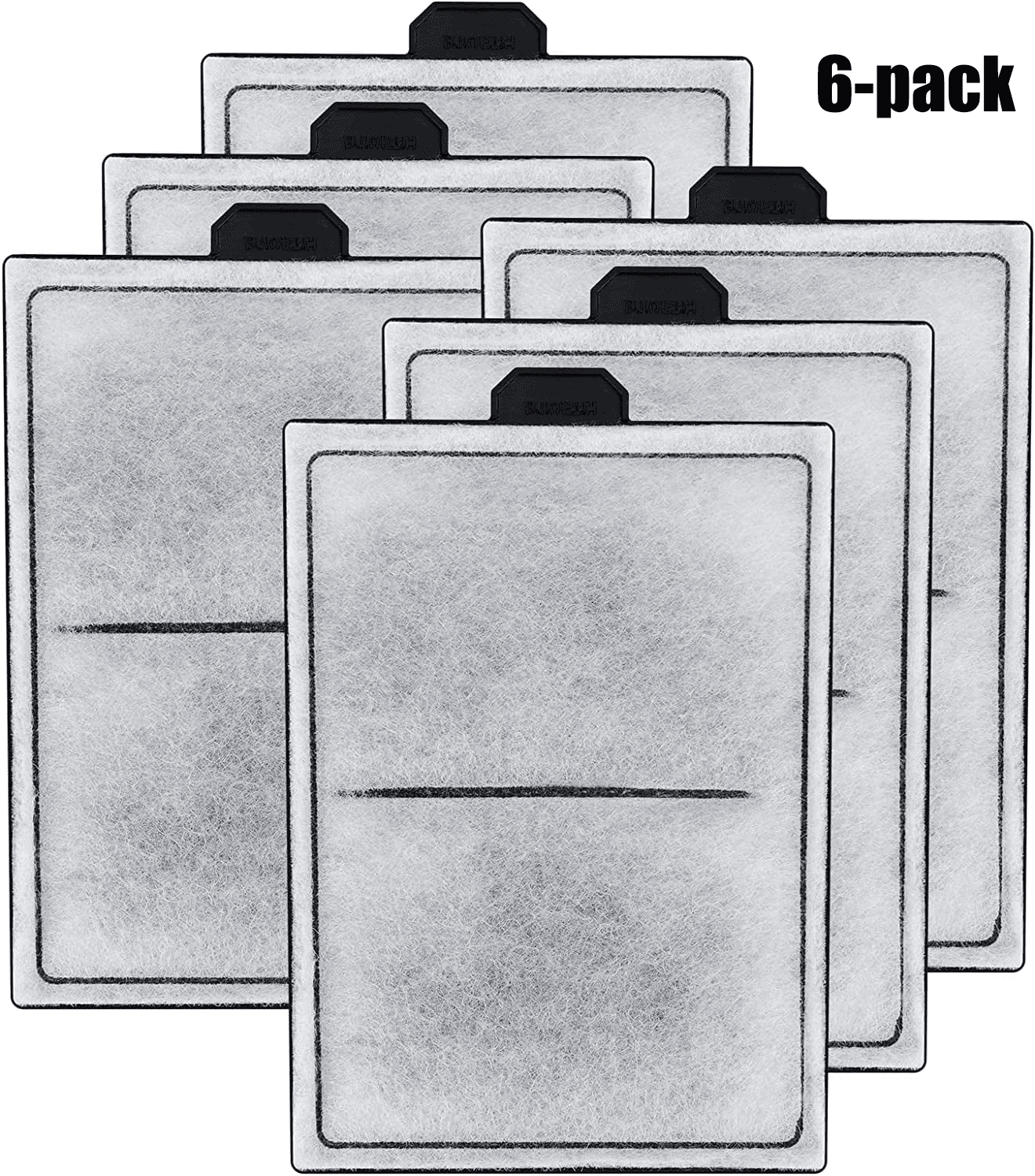 6 Pack PFL Filter Cartridges for Top Fin Silenstream PF20, PF30, PF40