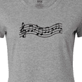 thumbnail image 4 of Inktastic Music Staff Musical Gift Women's T-Shirt, 4 of 5