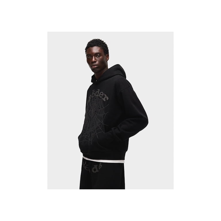 Sp5der Men's Phantom Web Hoodie Black, from StockX - Walmart.com