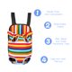 thumbnail image 5 of Mochilas para mascotas Mochilas para perros pequeños y medianos Gatos Mochilas delanteras Patas ajus Abanopi Mochila de viaje, 5 of 7