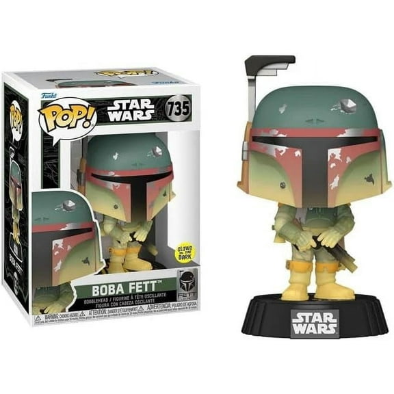 Funko Pop Boba Fett GLOW Legacy Star Wars Vinyl Figure 735