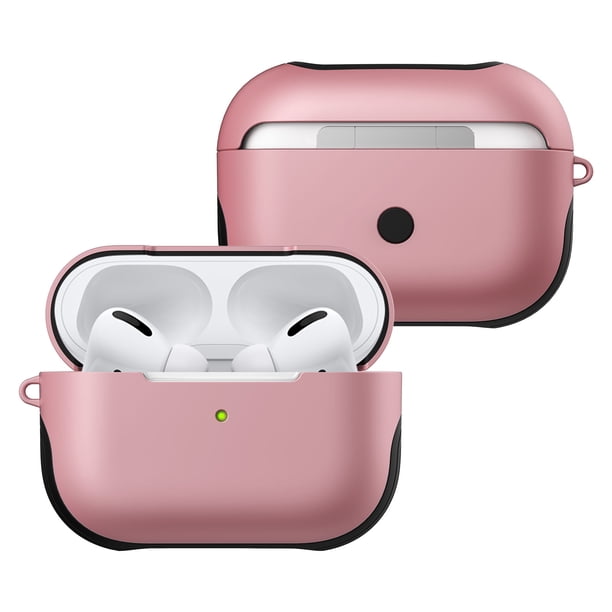 Compatible con Airpods Pro Case, silicona suave + cubierta dura de PC Caja de carga inalámbrica Protección completa Antiarañazos a prueba de golpes Funda para Apple Airpods Pro Adepaton CJWUS-4065