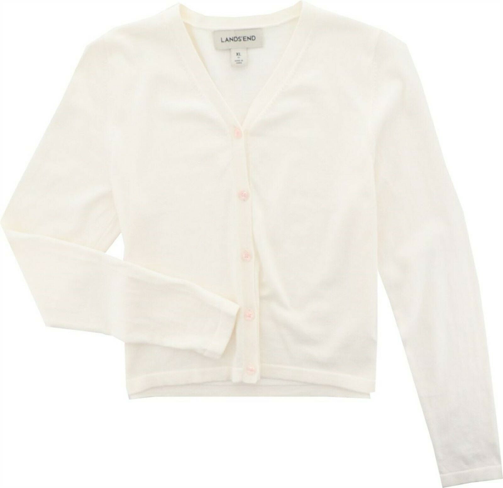 lands end chenille cardigan