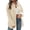 Beige, variant on Baqcunre Womens Winter Coats Women's Warm Plush Solid Color Lapel Single Breasted Pocket Loose Coat Fleece Jacket Womens Fall Fashion 2023 Beige L