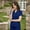 Dark Blue, variant on 2 Piece Linen Set For Women Petite Womens linen 2 Piece Outfits Linen Sets For Women Linen 2 Piece Set For Women 2 Piece Linen Set For Women Petite Shirt and Wide Leg Pants Outfits
