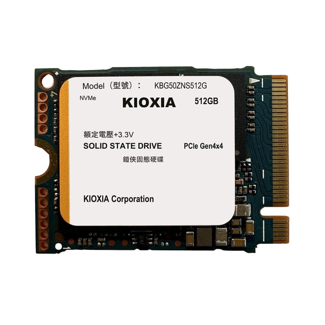 SSD KIOXIA 512 GB M.2 2230 NVMe PCIe 4.0 Gen 4 x 4 BG5