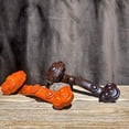thumbnail image 2 of Ebony carved Ruyi ornament, solid wood Ruyi rosewood handicraft, home decoration, entryway decoration, gift., 2 of 4