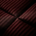 thumbnail image 6 of DNG Creations 5 Piece Damask Stripe Comforter 100% Egyptian Cotton 550 GSM Filling ( California King Size ) All Season 800 Thread Count - Stripe Wine Colour, 6 of 6